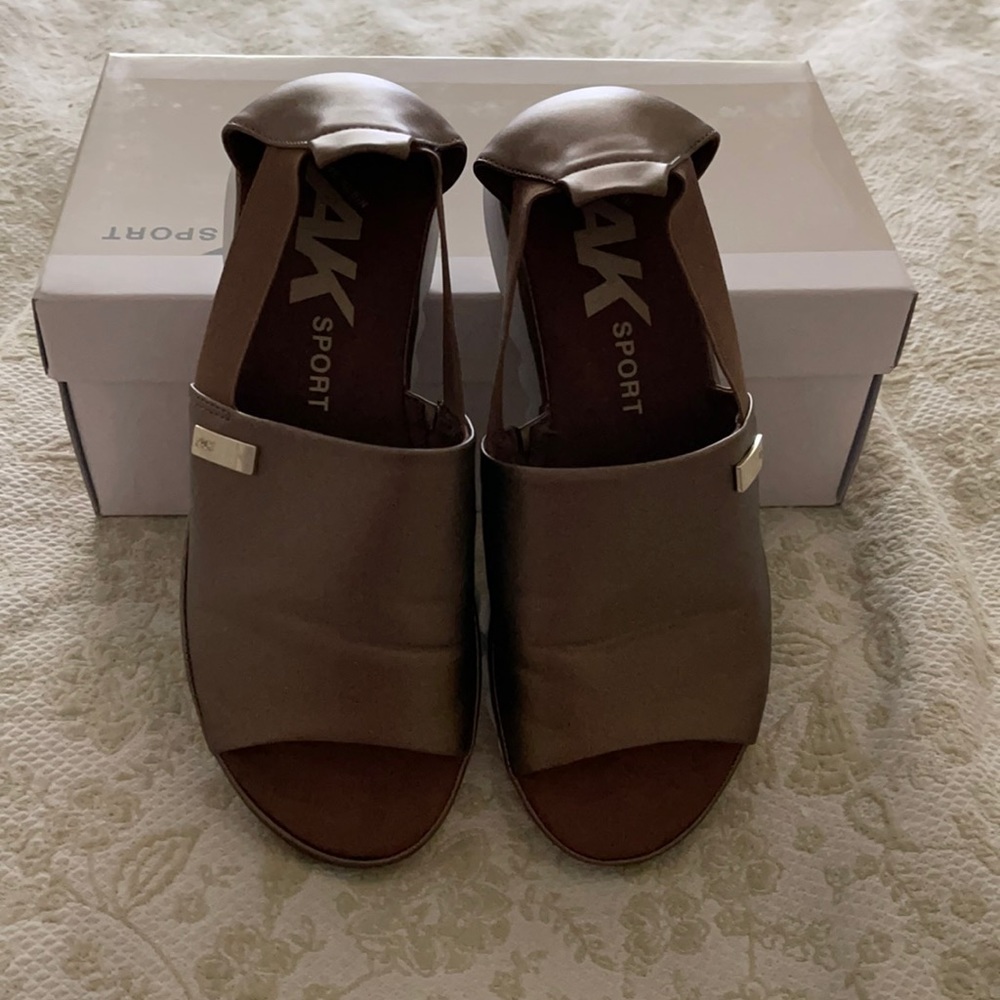 Bronze sandals